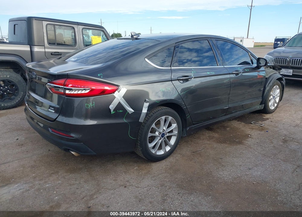 2020 FORD FUSION SE VIN: 3FA6P0HD1LR122258