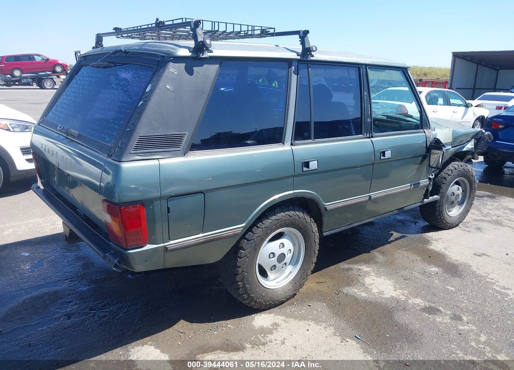 1988 LAND ROVER RANGE ROVER VIN: SALHV1146JA316521