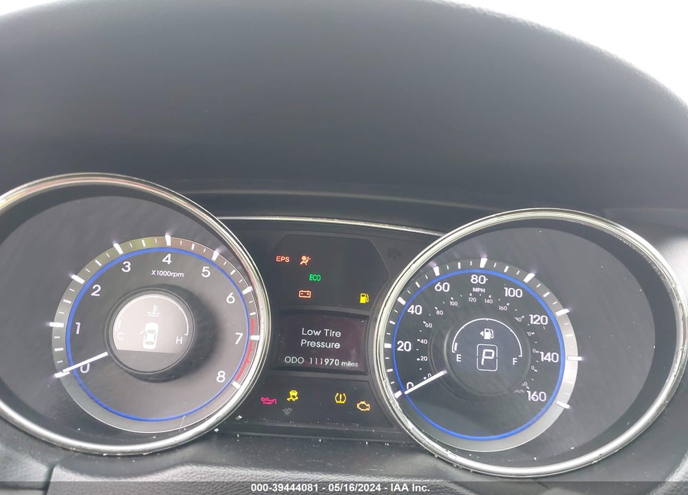 2011 HYUNDAI SONATA GLS VIN: 5NPEB4AC8BH252343