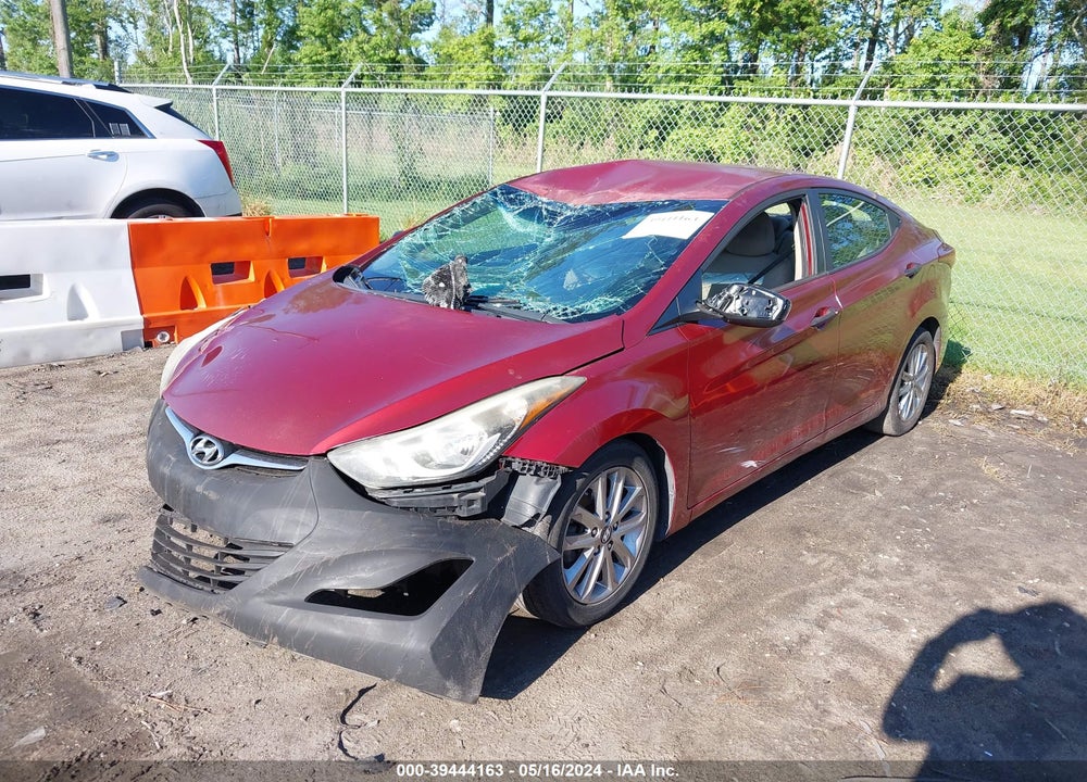 2016 HYUNDAI ELANTRA SE VIN: 5NPDH4AE2GH760164