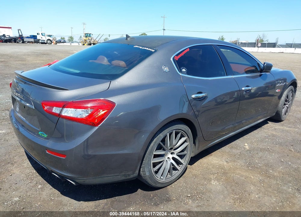 2014 MASERATI GHIBLI VIN: ZAM57XSA2E1105569