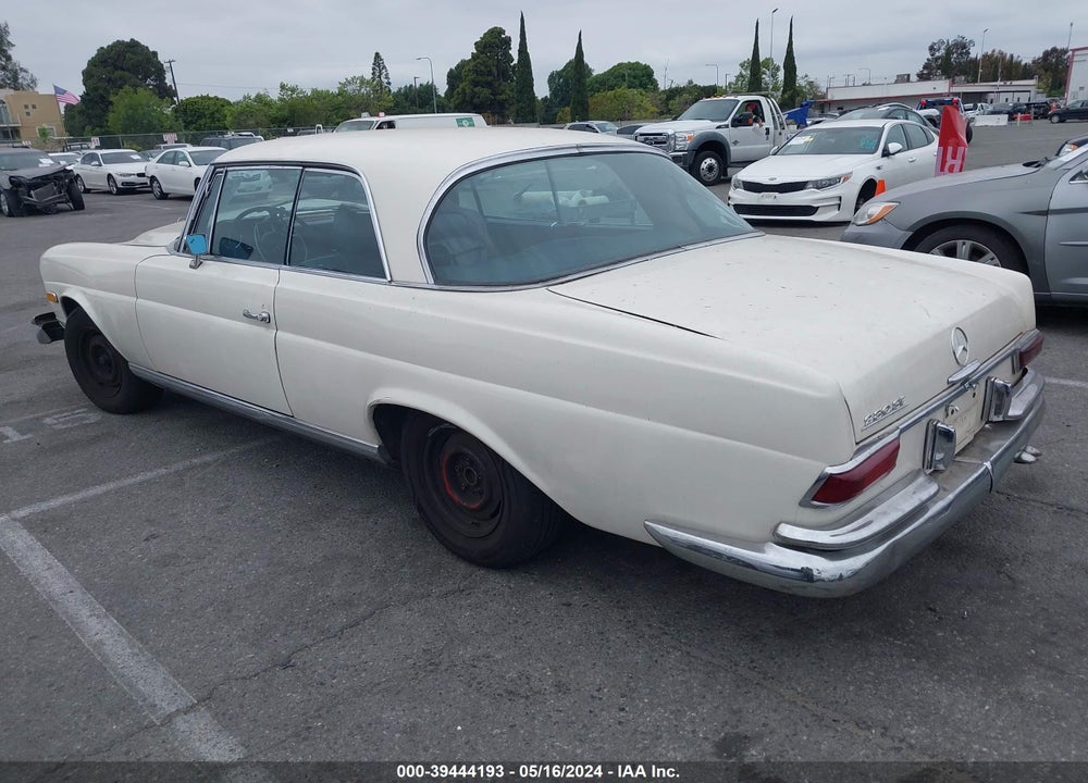 1969 MBNZ 280 SE COUPE VIN: 12002182