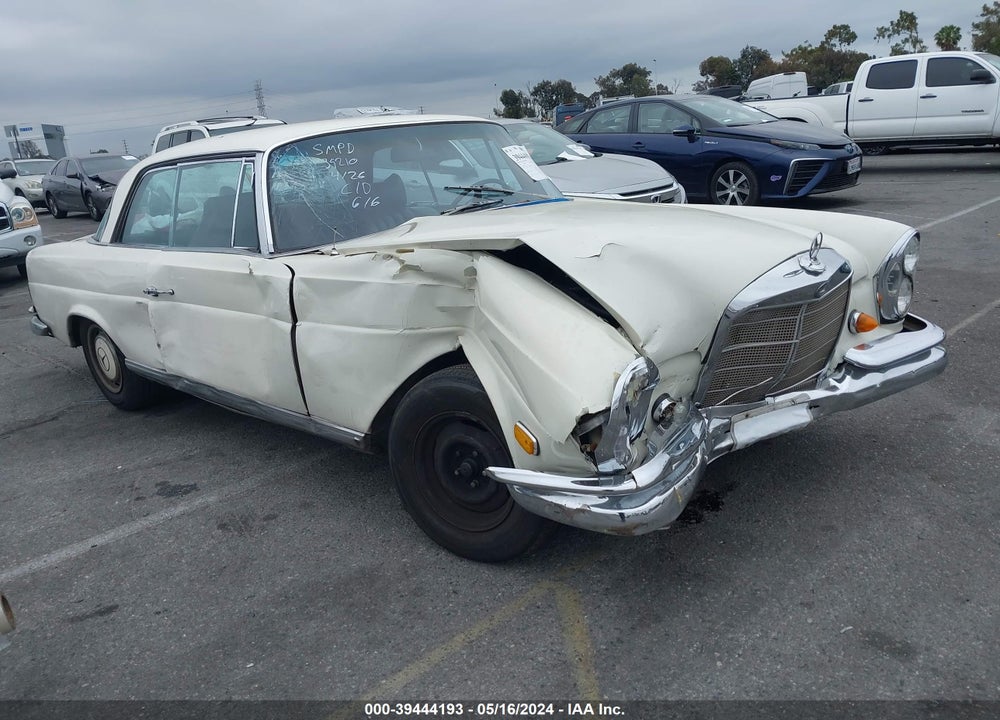 1969 MBNZ 280 SE COUPE VIN: 12002182