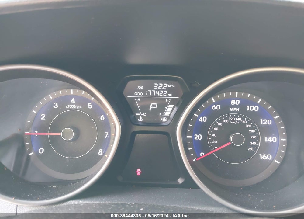 2013 HYUNDAI ELANTRA GLS VIN: 5NPDH4AE2DH375506