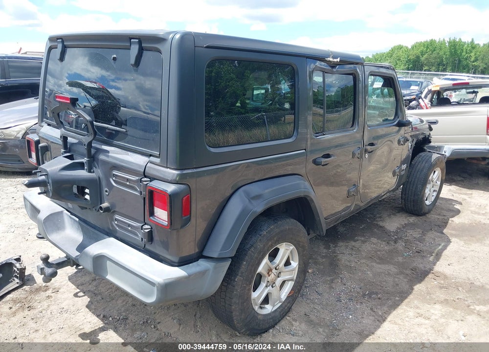2018 JEEP WRANGLER UNLIMITED SPORT S 4X4 VIN: 1C4HJXDNXJW325123