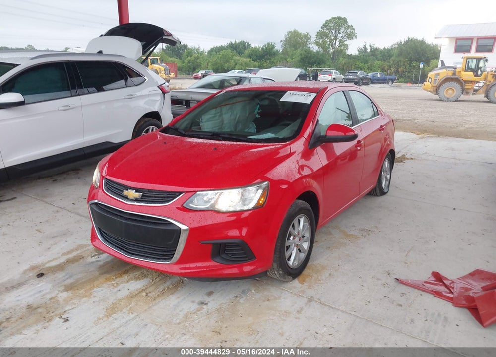 2018 CHEVROLET SONIC LT AUTO VIN: 1G1JD5SH3J4116983