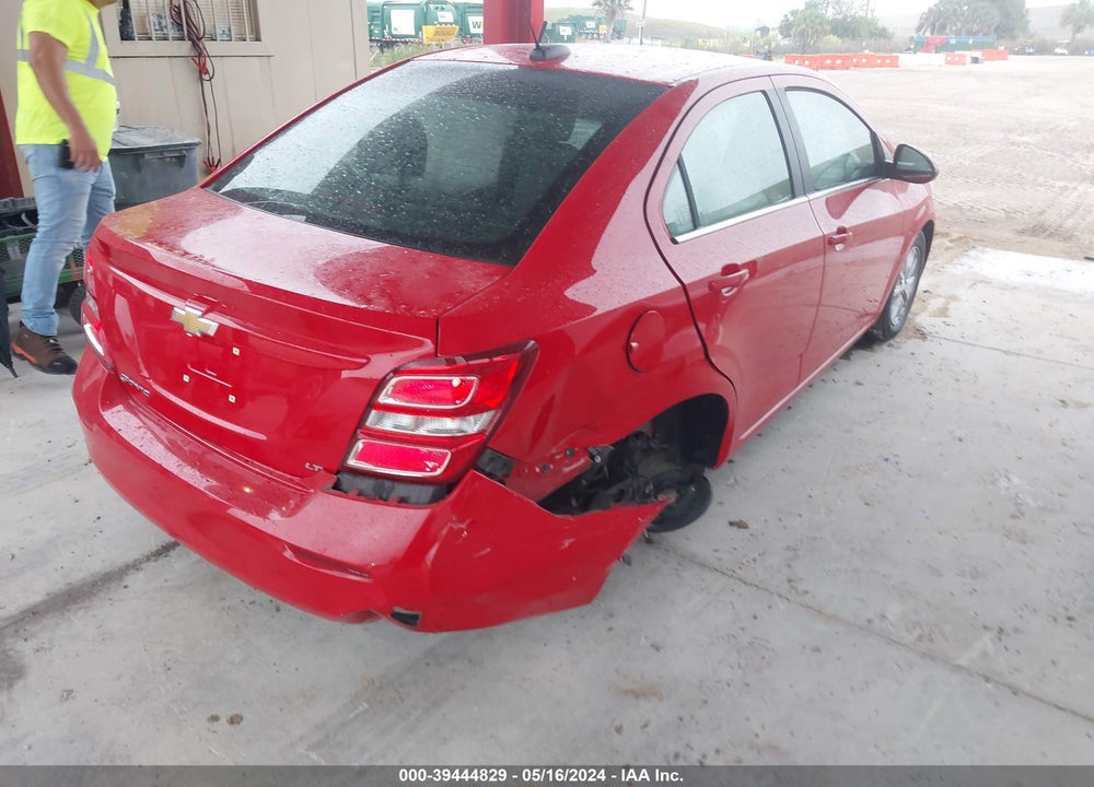 2018 CHEVROLET SONIC LT AUTO VIN: 1G1JD5SH3J4116983