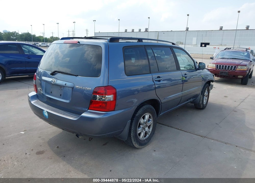2005 TOYOTA HIGHLANDER V6 VIN: JTEDP21A350054069