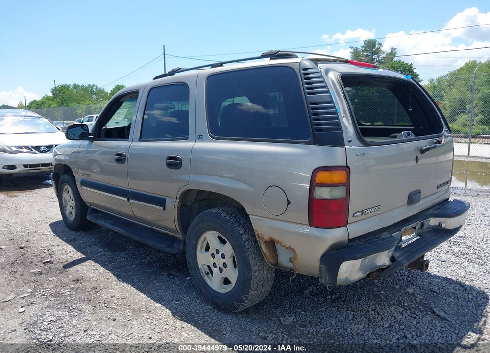 2001 CHEVROLET TAHOE LS VIN: 1GNEK13T71R103559