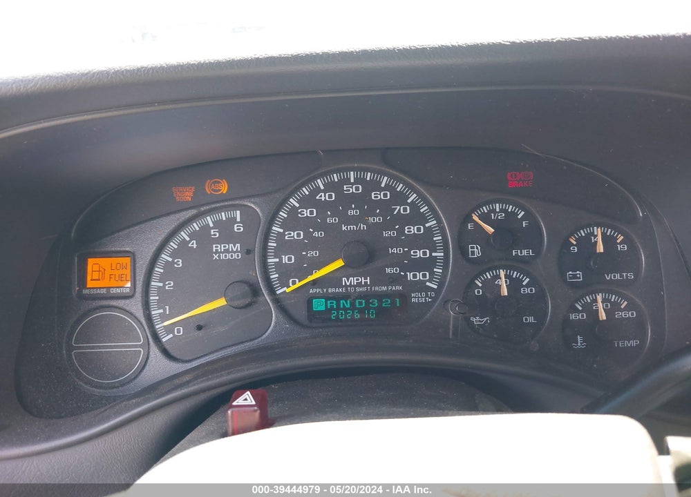 2001 CHEVROLET TAHOE LS VIN: 1GNEK13T71R103559
