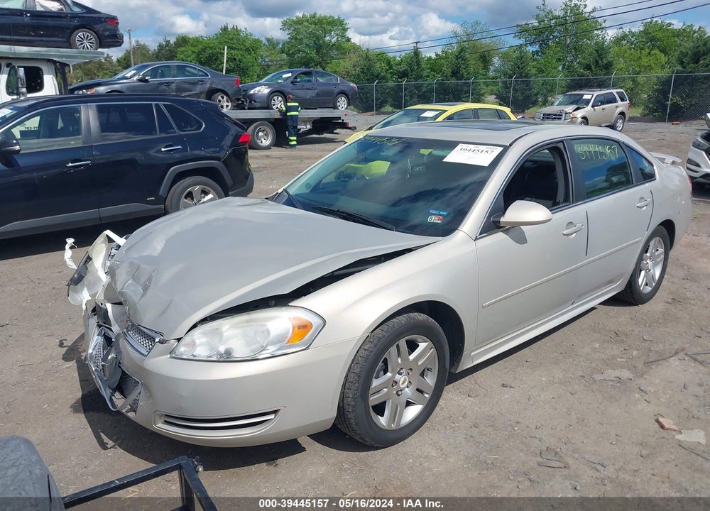 2012 CHEVROLET IMPALA LT VIN: 2G1WB5E39C1133037