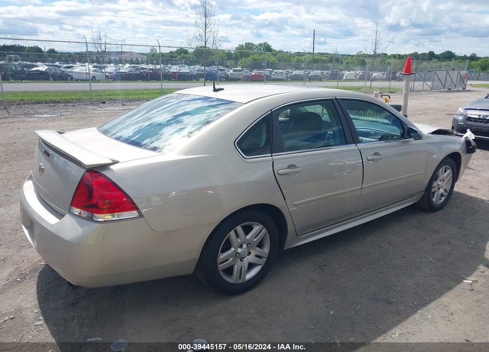 2012 CHEVROLET IMPALA LT VIN: 2G1WB5E39C1133037