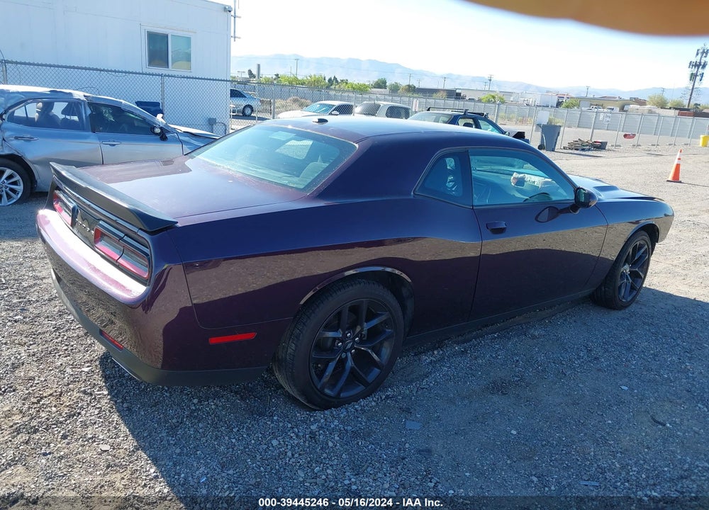 2021 DODGE CHALLENGER SXT VIN: 2C3CDZAG2MH604673