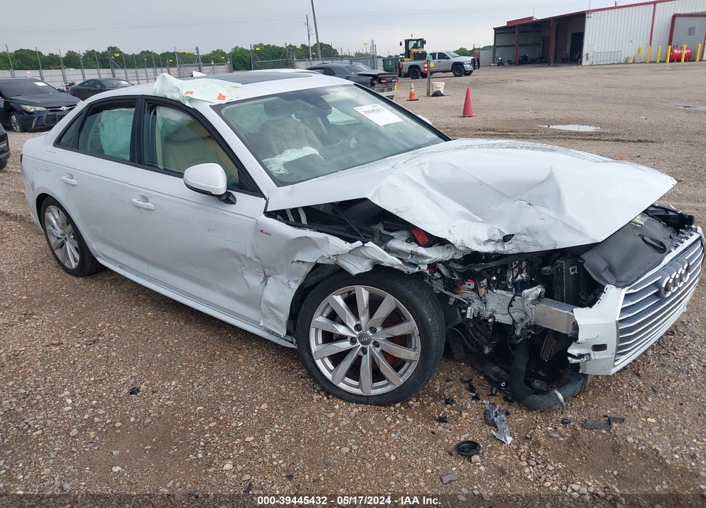 2018 AUDI A4 2.0T TECH ULTRA PREMIUM/2.0T ULTRA PREMIUM VIN: WAUKMAF49JA222395