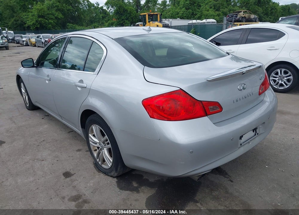 2013 INFINITI G37X VIN: JN1CV6AR6DM357490