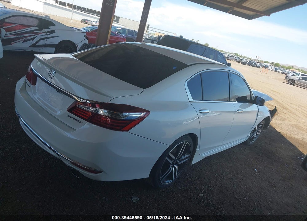 2016 HONDA ACCORD SPORT VIN: 1HGCR2F55GA044499