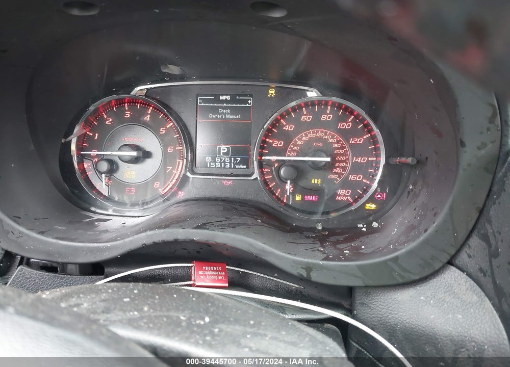 2015 SUBARU WRX PREMIUM VIN: JF1VA1D61F8825147