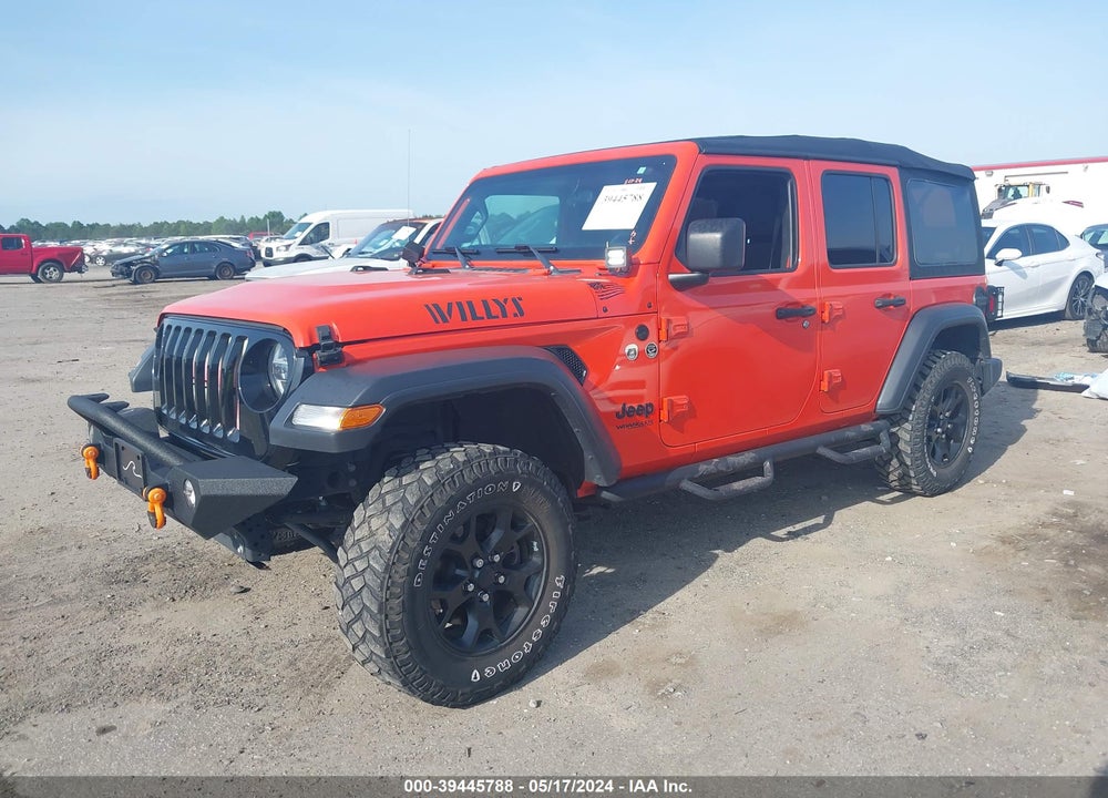 2020 JEEP WRANGLER UNLIMITED WILLYS 4X4 VIN: 1C4HJXDN6LW197031