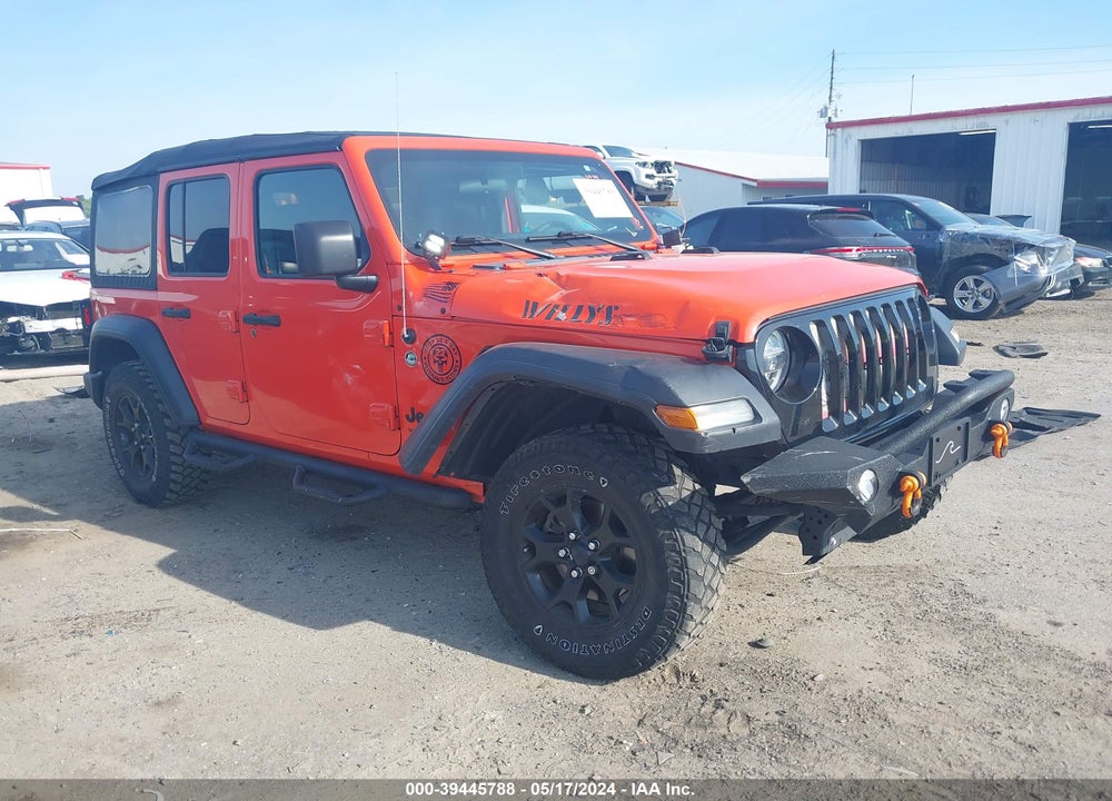 2020 JEEP WRANGLER UNLIMITED WILLYS 4X4 VIN: 1C4HJXDN6LW197031