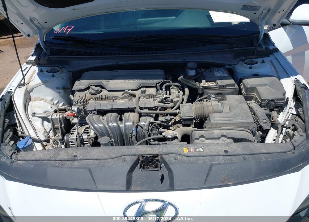 2021 HYUNDAI ELANTRA SEL VIN: 5NPLS4AG1MH025217