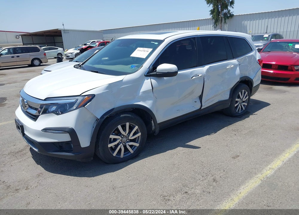 2022 HONDA PILOT 2WD EX-L VIN: 5FNYF5H52NB038465