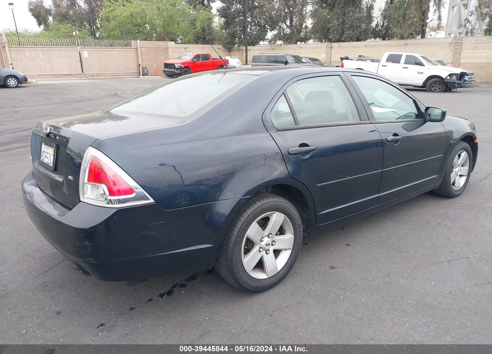 2008 FORD FUSION SE VIN: 3FAHP07Z68R179780