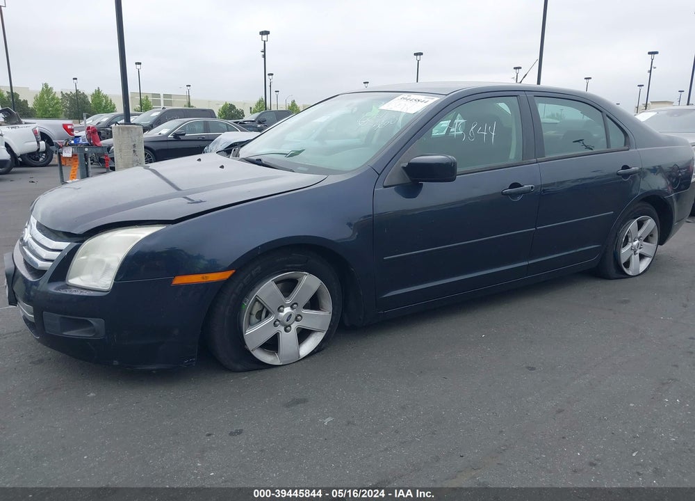 2008 FORD FUSION SE VIN: 3FAHP07Z68R179780