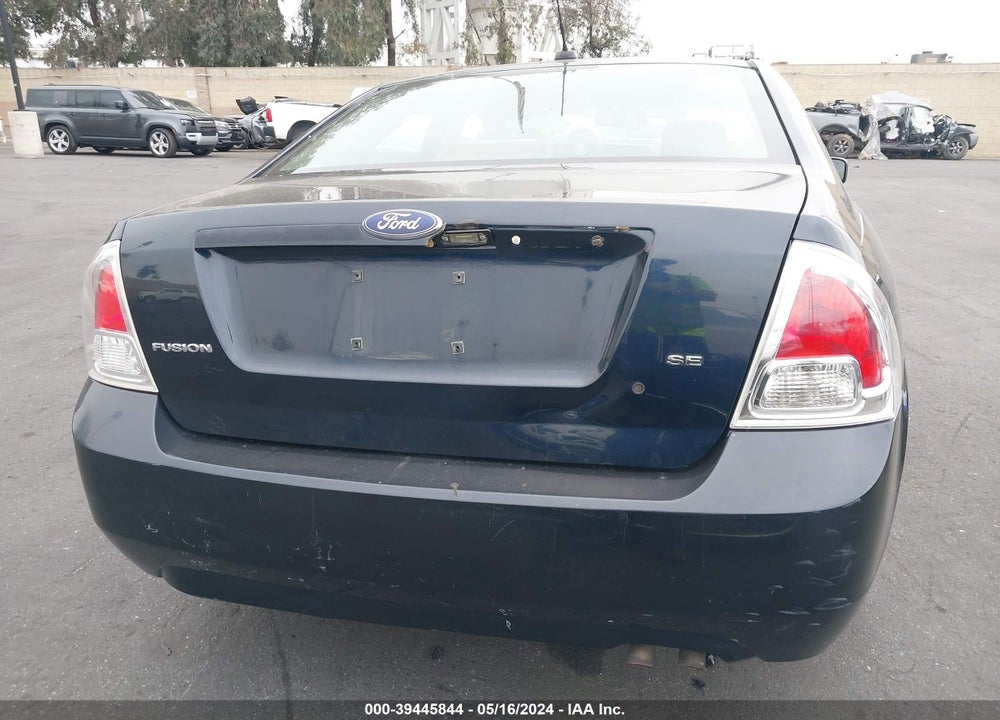 2008 FORD FUSION SE VIN: 3FAHP07Z68R179780