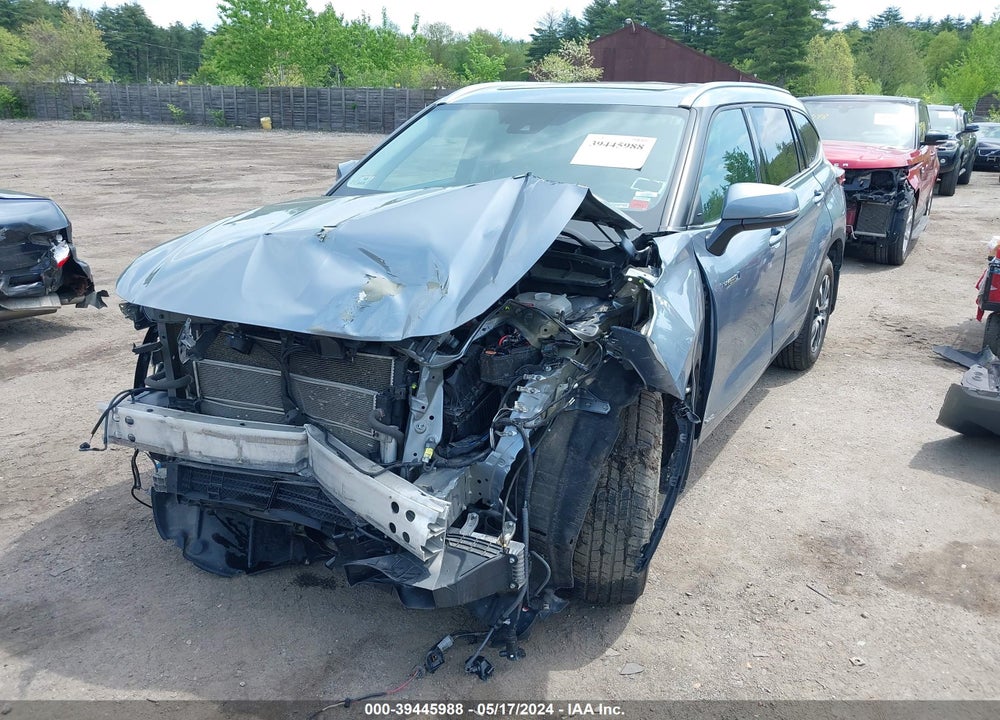 2021 TOYOTA HIGHLANDER HYBRID XLE VIN: 5TDHBRCH4MS065813