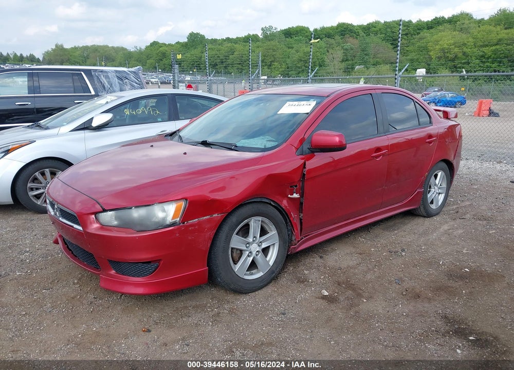 2008 MITSUBISHI LANCER DE/ES VIN: JA3AU26U78U014494