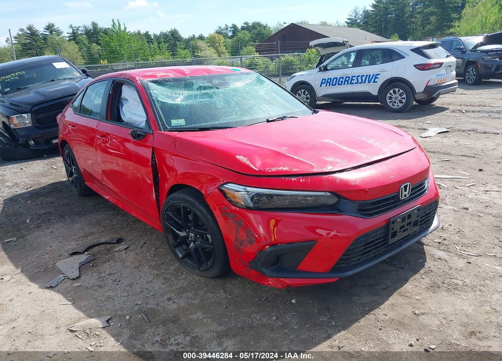 2022 HONDA CIVIC SPORT VIN: 2HGFE2F5XNH599097