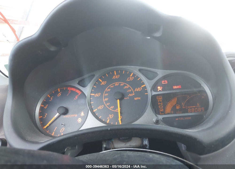 2001 TOYOTA CELICA GT VIN: JTDDR32T210096232