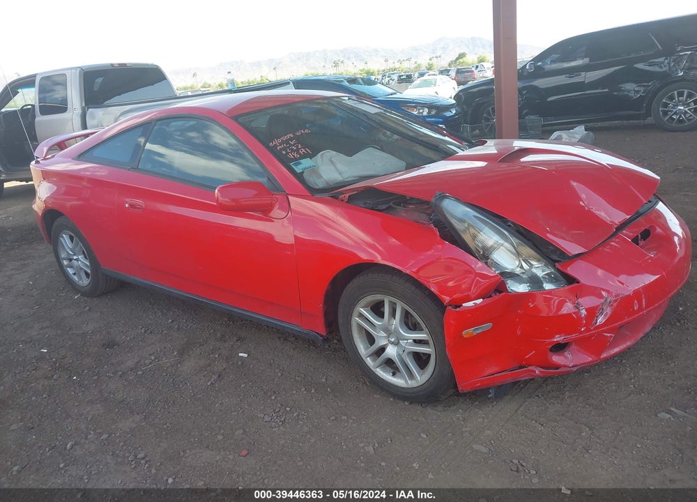 2001 TOYOTA CELICA GT VIN: JTDDR32T210096232