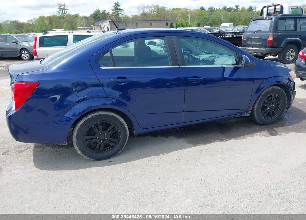 2012 CHEVROLET SONIC 2LT VIN: 1G1JC5SH6C4205954