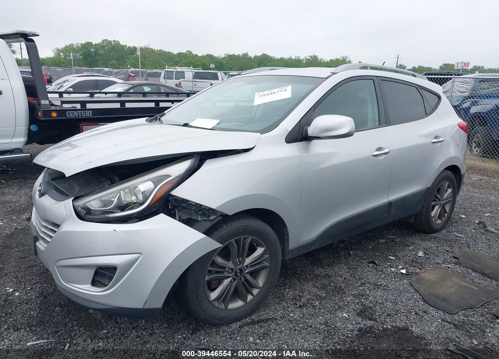 2014 HYUNDAI TUCSON SE VIN: KM8JUCAG4EU855849