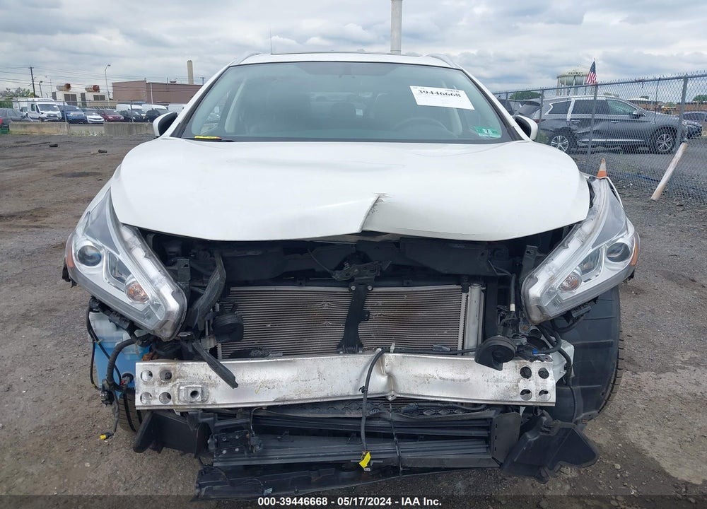 2016 NISSAN MURANO PLATINUM VIN: 5N1AZ2MH5GN119368