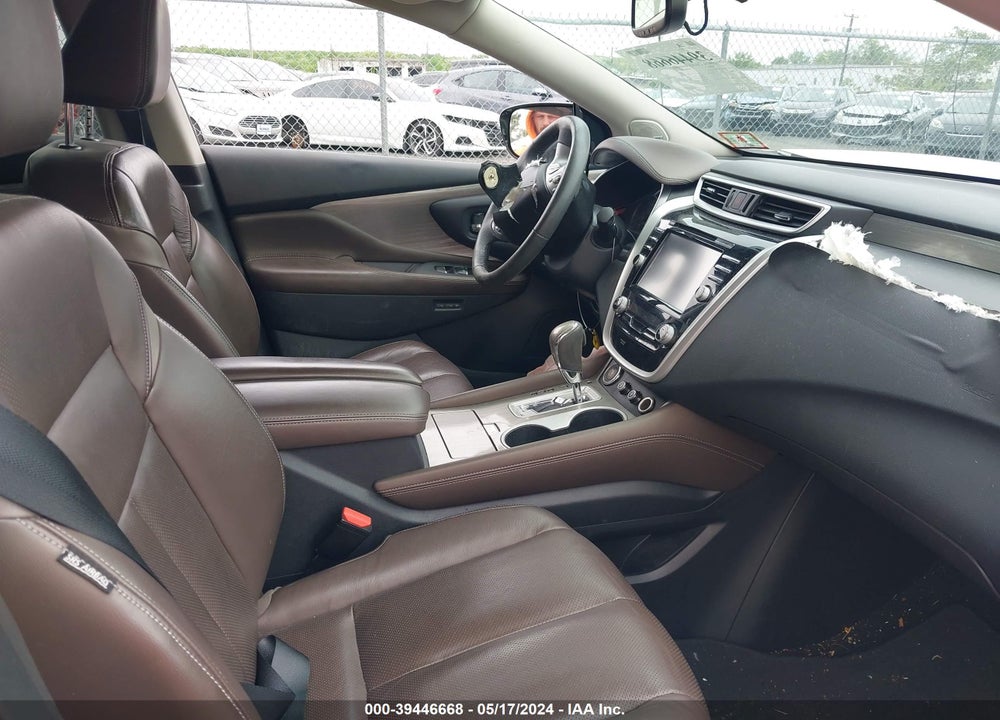 2016 NISSAN MURANO PLATINUM VIN: 5N1AZ2MH5GN119368