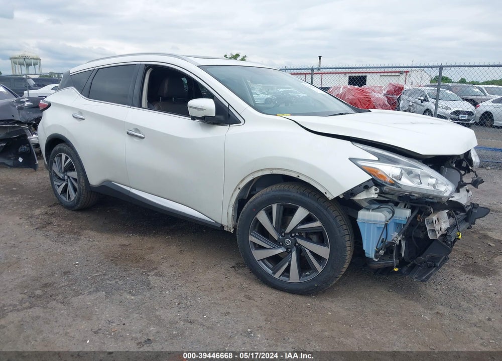 2016 NISSAN MURANO PLATINUM VIN: 5N1AZ2MH5GN119368