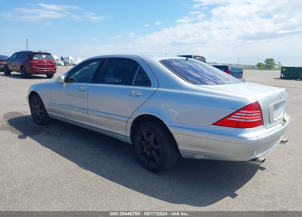 2003 MERCEDES-BENZ S 500 VIN: WDBNG84J13A362368