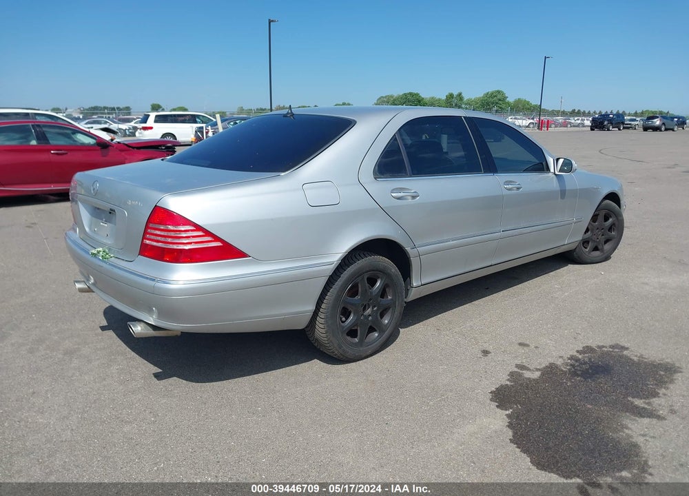 2003 MERCEDES-BENZ S 500 VIN: WDBNG84J13A362368