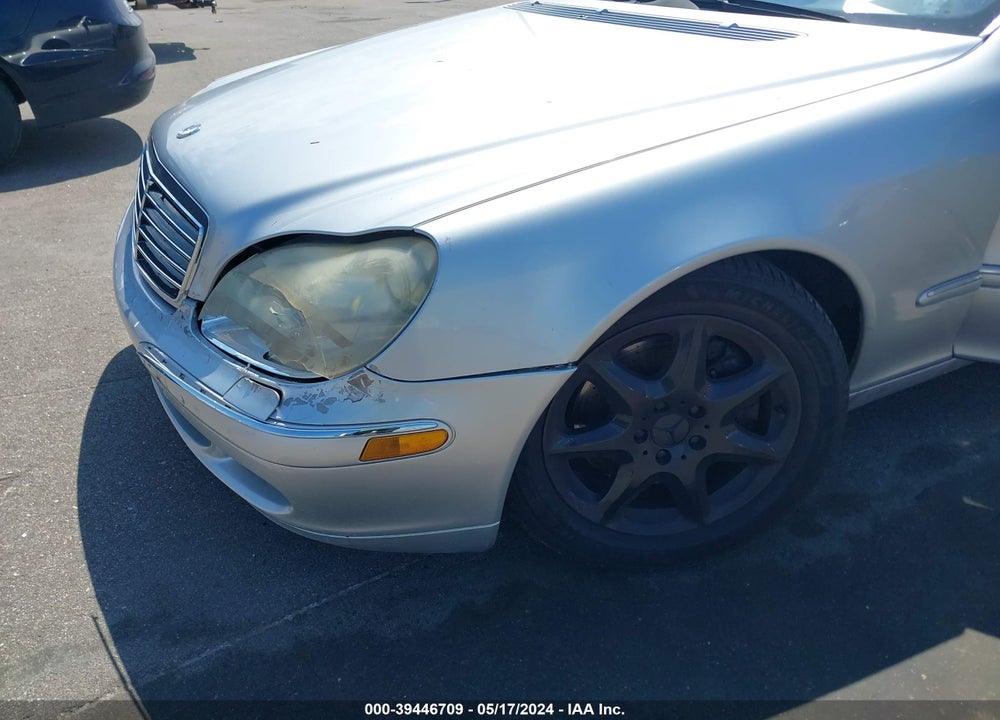 2003 MERCEDES-BENZ S 500 VIN: WDBNG84J13A362368