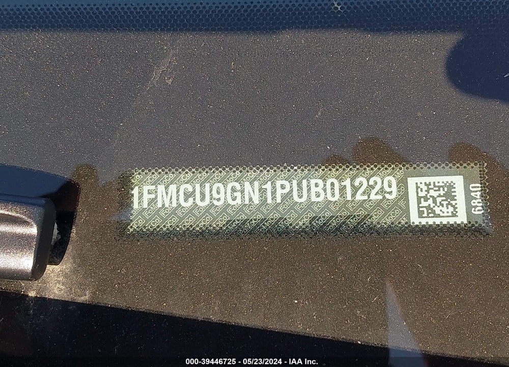 2023 FORD ESCAPE ACTIVE VIN: 1FMCU9GN1PUB01229