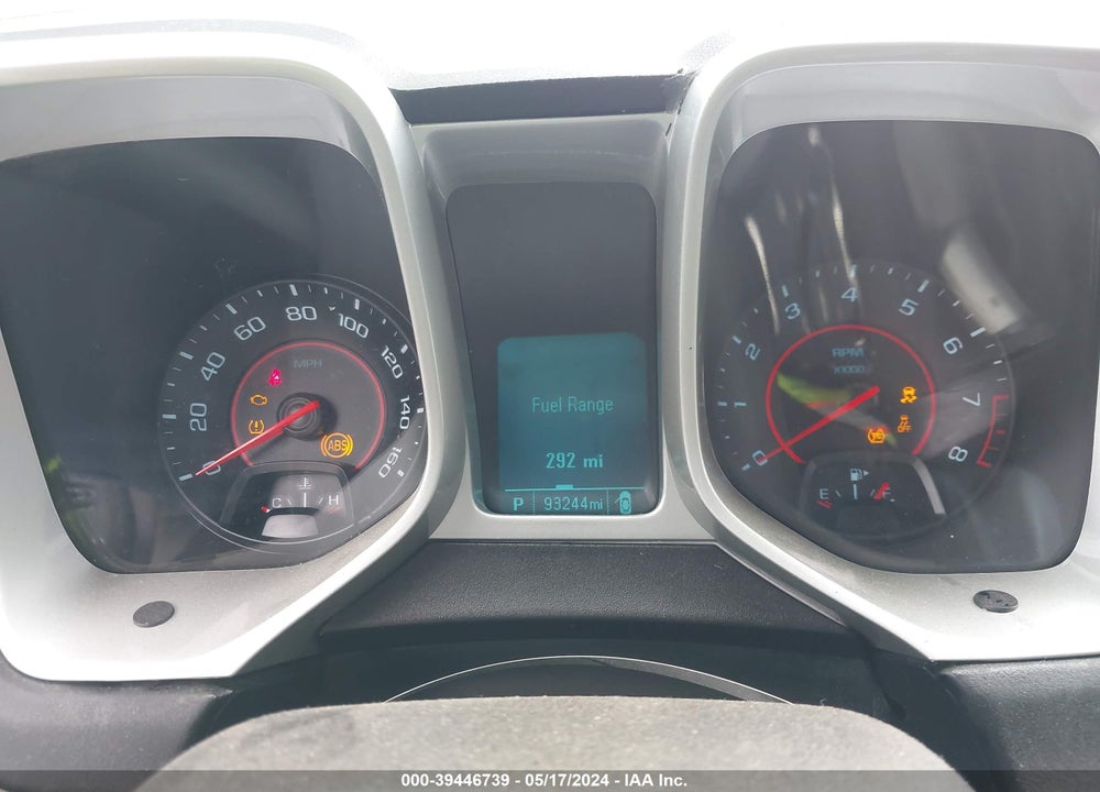 2013 CHEVROLET CAMARO 1LT VIN: 2G1FB1E36D9244317