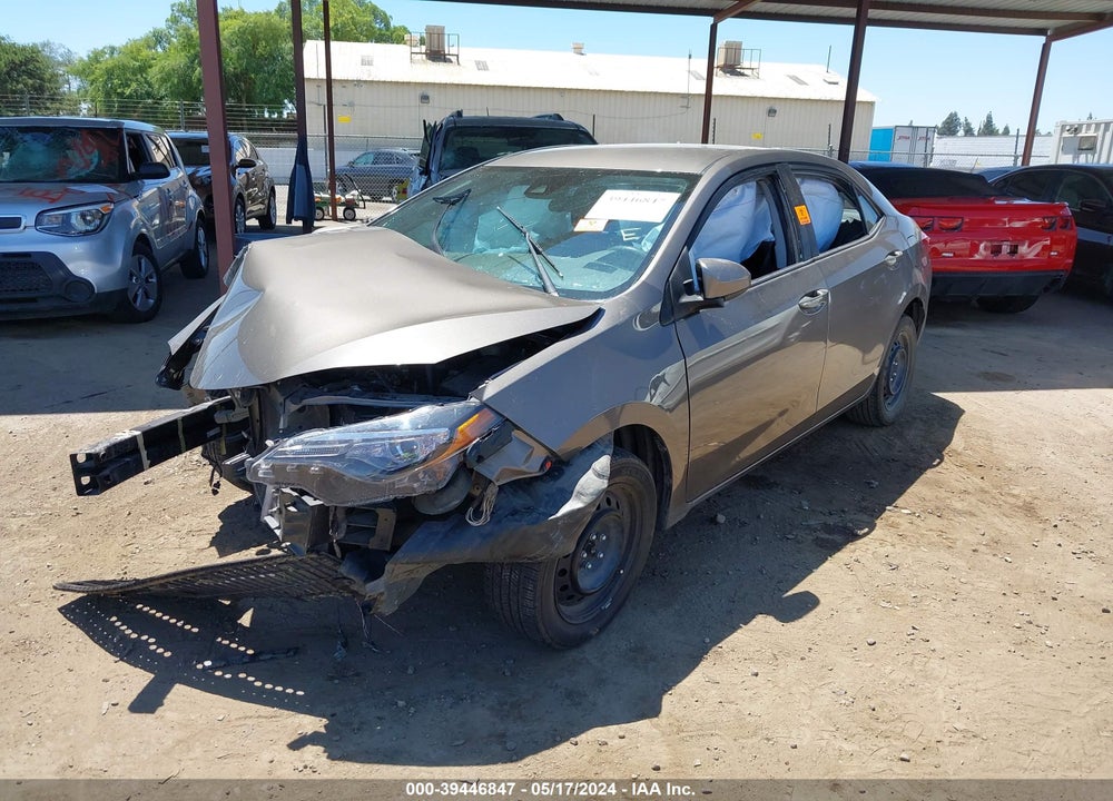 2019 TOYOTA COROLLA LE VIN: 5YFBURHE8KP857791