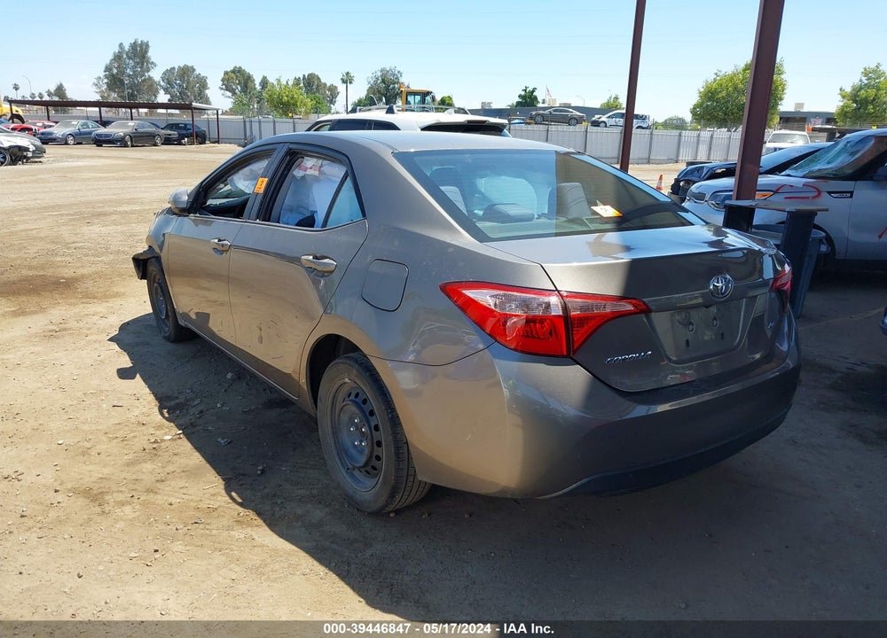 2019 TOYOTA COROLLA LE VIN: 5YFBURHE8KP857791
