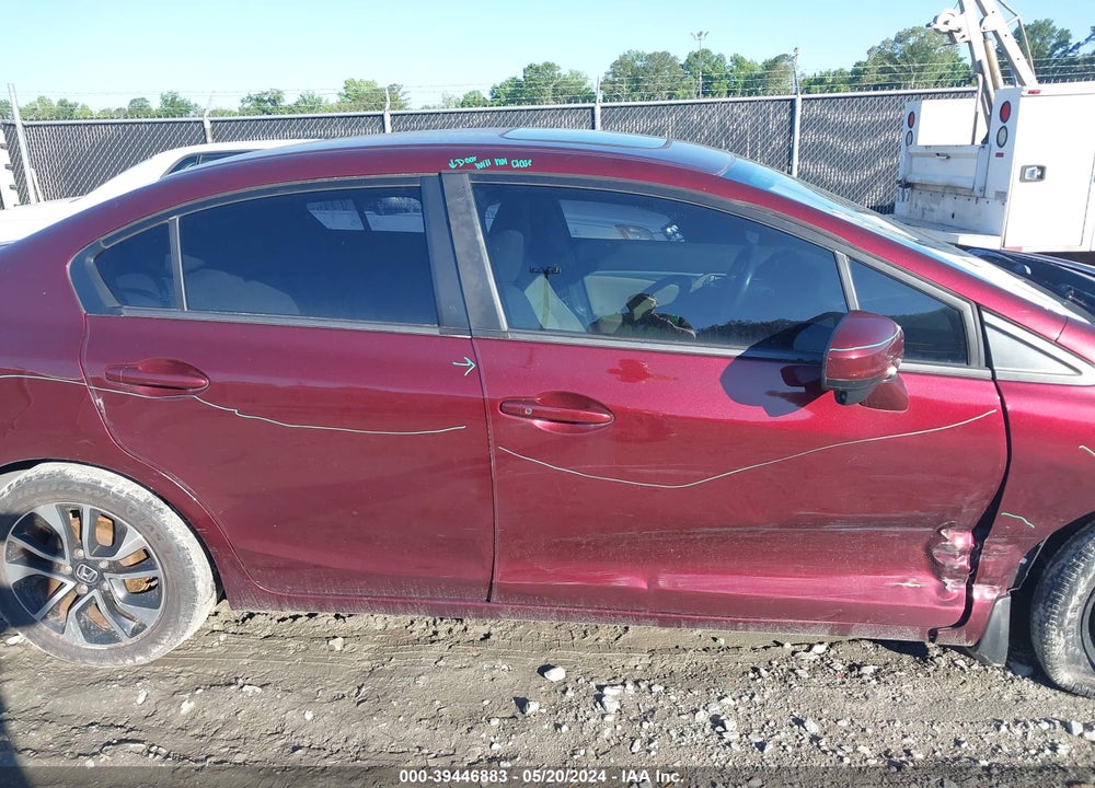 2015 HONDA CIVIC EX VIN: 19XFB2F85FE109499