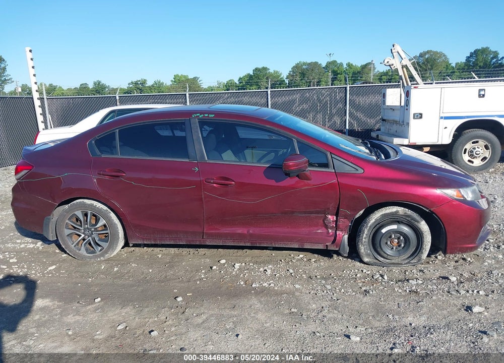 2015 HONDA CIVIC EX VIN: 19XFB2F85FE109499
