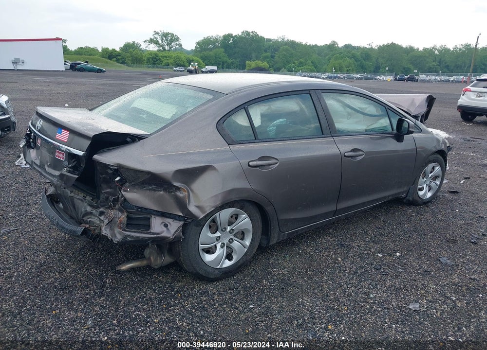 2013 HONDA CIVIC LX VIN: 2HGFB2F51DH532072