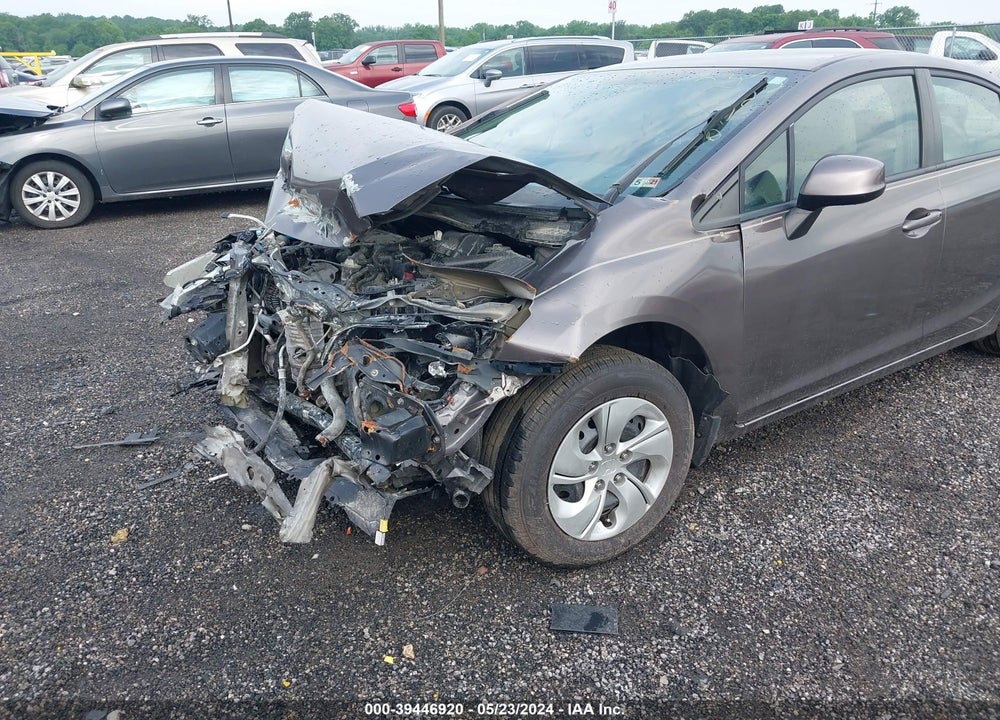 2013 HONDA CIVIC LX VIN: 2HGFB2F51DH532072
