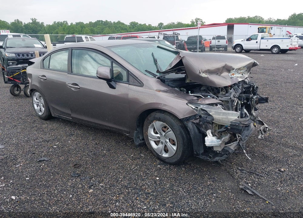 2013 HONDA CIVIC LX VIN: 2HGFB2F51DH532072